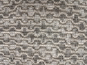 Tissu en maille crochetée noir et beige de qualité supérieure – Motif ondulé complexe texturé – Drapé élégant ajouré - Product Image 4