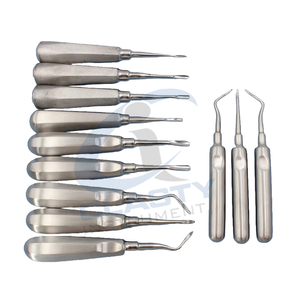 ชุดเครื่องมือถอนรากฟันแบบใช้มือ 12 ชิ้น ออกแบบตามหลักสรีรศาสตร์ ยี่ห้อ CLASTY INSTRUMENT - Product Image 1