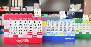 Calendario de Escritorio de Bloques de Construcción de Dibujos Animados, Decoración de Escritorio de Oficina, Decoración del Hogar, Ideal para Regalos Promocionales y Empresariales - Product Image 2
