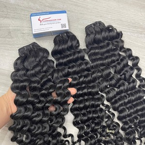 Vietnamese Virgin Remy Human Hair <b>Extensions</b> Steam <b>Curly</b> Machine Double Weft All Colors Dyeable Long Hair 100g - Product Image 5