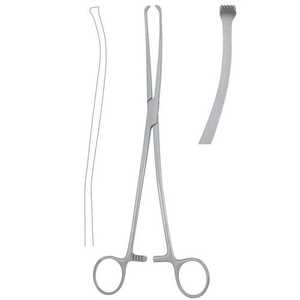 Forceps de ponction Iowa, instrument chirurgical manuel pour la chirurgie générale, certifié CE, classe II, en acier réutilisable - Product Image 2