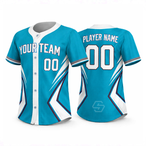 Maillot de baseball personnalisé 100% polyester, logo personnalisé, unisexe adulte, séchage rapide, respirant - Product Image 3
