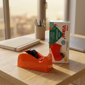 Dispensador de Cinta Vikas de Calidad Premium, Cortador de Cinta de Escritorio Premium para Oficina, Escuela, Hogar y Aplicaciones de Papelería al Mejor Precio - Product Image 1