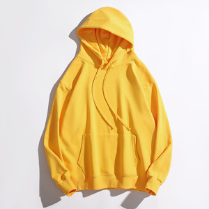 Hoodie Rajut Berkualitas Tinggi dengan Kap Depan, Tebal 240 Gram, Musim Dingin, Unisex, Ukuran Besar, Bahan Bernapas, Sablon Sutra - Product Image 3