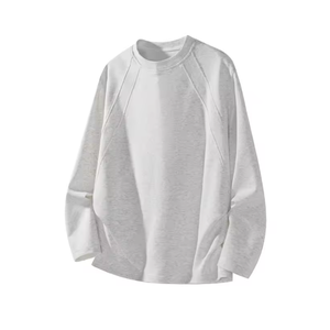 Sweat-shirt personnalisé épais et respirant, pull-over classique, couleur unie, vêtement décontracté, manches longues, sweat-shirt pour homme - Product Image 6