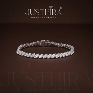 High Quality Diamond <b>Bracelet</b> with Gold Finish for Daily Wear and Special Occasions for Fashion Available At Best Price - Product Image 5