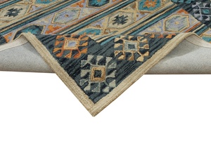 พรมขนสัตว์ผสมไหมลายปักสำหรับปูพื้นบ้าน - Product Image 2