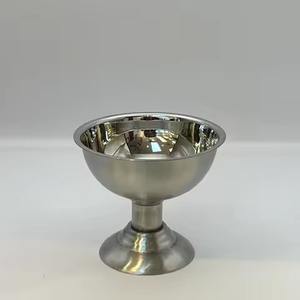 Restaurant Style Metal Ice Cream <b>Bowl</b> Stainless Steel <b>Dessert</b> Serving Cup Kitchenware - Product Image 2