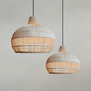 Durable Handmade <b>Rattan</b> Lampshade Supplier Eco Friendly Decorative <b>Pendant</b> Light Lightweight from Vietnam - Product Image 2