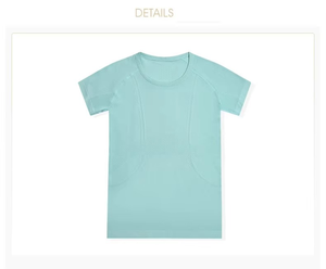 Nouvelle Arrivée T-shirts de Fitness Personnalisés de Haute Qualité pour Femmes Grandes Tailles en Coton/Fibre de Bambou Respirant à Séchage Rapide Épaules Tombantes - Product Image 4
