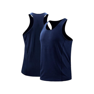 Custom Logo Men’s <b>Athletic</b> Tank – Stretchable Sleeveless Shirt for Fitness and Outdoor Activities - Product Image 2