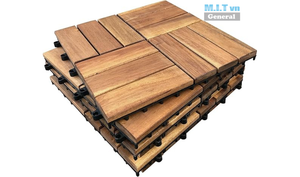 Carreaux de terrasse en bois de teck imperméables antidérapants au design carré moderne de haute qualité - Product Image 2