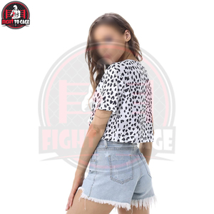 For Wholesale Rate Women Summer Wear <b>Crop</b> <b>Tops</b> Floral Print Graphic Soft Touch Material New Arrival OEM Service <b>Crop</b> <b>Top</b> Shirts - Product Image 4