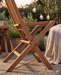 Solid Teak Wood <b>Folding</b> <b>Chair</b> Outdoor Garden <b>Dining</b> <b>Chair</b> Patio Foldable Wooden <b>Chair</b> Wholesale Commercial Restaurant Furniture - Product Image 2