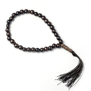 Tasbih de Madera Pulida Hecha a Mano, Ecológico y de Primera Calidad, Cuentas de Oración Islámicas, Rosario Musulmán, Zikr Diario, Dhikr, Ramadán, Eid - Product Image 1