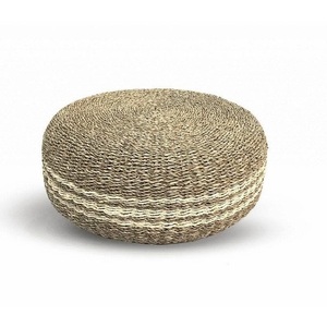 Srija Luxury Home Decorative Cotton Rope Pouf Hand Knitted Movable Multi-Functional Contemporary Design for Hotel Restaurant Spa - Product Image 1