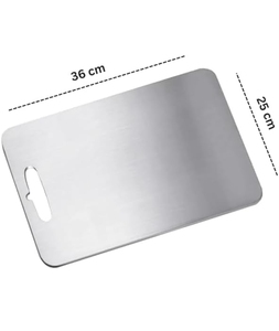 Planche à découper robuste en acier inoxydable pour la préparation de viandes, légumes et aliments, équipement de cuisine commerciale, vente en gros, exportation - Product Image 3