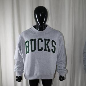 Sudadera BUCKS con cuello simulado, 450 GSM, nombre personalizado, bordado en aplique, corte holgado, 100% algodón, felpa francesa. - Product Image 5