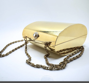 Bolsos de Noche de Lujo con Cadena de Metal Larga y Diamantes para Mujer, Bolsos de Mano de Fiesta de Moda de la India - Product Image 3