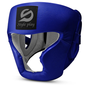 High Quality Genuine Leather Boxing <b>Head</b> Guard MMA <b>Training</b> <b>Head</b> Safety Taekwondo <b>Head</b> Guards For Adults - Product Image 1