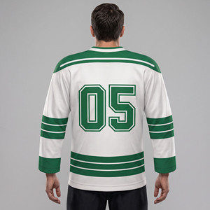 OEM Men Ice Hockey Jersey Manufacturer Full Print Men’s Hockey Team Sportswear Jerseys Full Sleeve Men Crew Neck Ice Jersey - Product Image 2