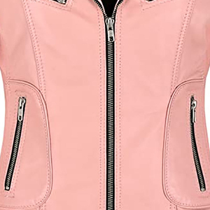<b>Women</b> Leather <b>Jacket</b> Minimal Style Front Closure Soft Premium Casual Fashion Outerwear Custom OEM ODM Wholesale Factory - Product Image 4