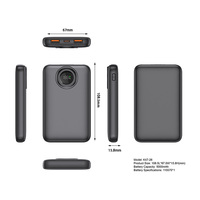 Batterie externe personnalisée avec logo 5000 mAh, certifiée Qi, pour iPhone, vente en gros 30000 mAh