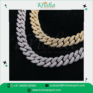 Hot Selling 10K Gold & 925 Silver Diamond Hip Hop Cuban Link Necklace-Gift for Unisex 5mm/8mm/10mm Width - Product Image 5