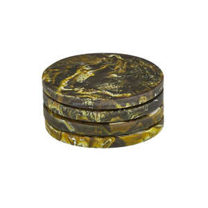Design Modern Resin <b>Coaster</b> Set White Marble Pattern <b>Slate</b> Material <b>Coaster</b> Pad <b>Placemat</b> Showpiece Accessories - Product Image 4
