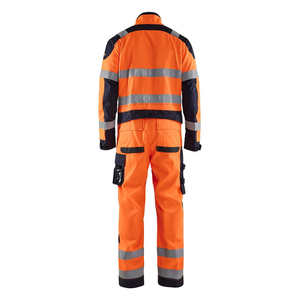 Overol de Seguridad Industrial de Alta Visibilidad ANSI Clase 2, Impermeable, Reflectante, con Luces LED Intermitentes, Uniforme de Trabajo de una Pieza - Product Image 6