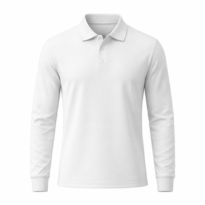 Camisetas Polo de Manga Larga Personalizadas al por Mayor para Hombre OEM - Fabricante Directo de Fábrica - Product Image 1