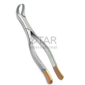 คีมถอนฟันคุณภาพพรีเมียมจากเยอรมนี # เครื่องมือแพทย์ทางทันตกรรมเหล็กกล้าไร้สนิมคุณภาพสูง 23 ชิ้น สำหรับฟันกรามล่างแบบเขาโค - Product Image 2