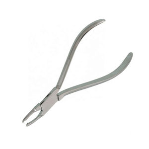 Dental Lingual Pliers Curved Pointed Tip Plastic Eyebrow Use <b>Bracket</b> Remover Bending Loop Forming Arch Wire Cutters - Product Image 2