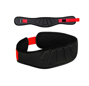 Ceinture de soutien lombaire réglable en néoprène respirant avec rembourrage EVA et fermeture auto-agrippante pour la musculation - Product Image 1