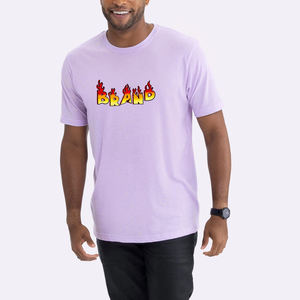 T-shirts formels pour hommes avec logo imprimé sur mesure, 100% coton, tissu peigné 180 GSM, coupe ample, surdimensionné, séchage rapide - Product Image 6