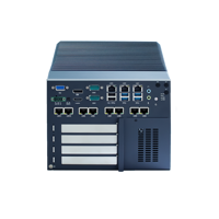 PC industriel embarqué sans ventilateur en gros, Intel Core i3/i5/i7 de 10e-11e génération, 8-64 Go de RAM, 128 Go-1 To de stockage, PCIe X16/X4, 2 PCI, en stock