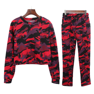 Ensemble 2 pièces pour femmes, respirant, à séchage rapide, manches longues, col rond, coupe ample, pantalon long, poches latérales, vêtements décontractés d'hiver - Product Image 6