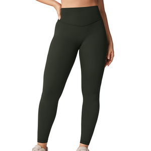 Leggings de Cintura Alta con Control de Abdomen para Mujer, Color Sólido, Nueva Llegada, Leggings Deportivos para Yoga - Product Image 5