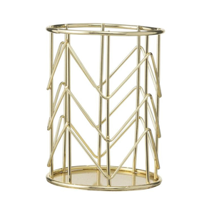 Manufactures and Suppliers of Vintage Design Round Shape Metal Pen Holder for Home Accessories Desktop & <b>Drawer</b> Organizers - Product Image 1