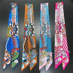 Fashion Women's <b>Square</b> <b>Silk</b> <b>Scarf</b> 2026 New Brand Design Luxury Customizable Skin-Friendly Four Seasons Use - Product Image 1
