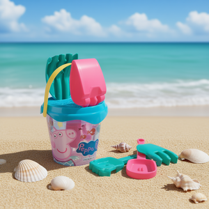 Juego de Cubos de Playa Peppa Pig con IML D14CM+3ACC para Jugar al Aire Libre, Playa y Juguetes de Arena - Product Image 3