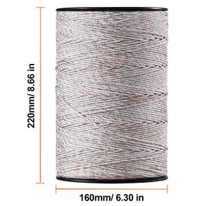 Filo Elettrico Portatile per Recinzione 2625Ft 800M, Diametro 3/32'', 9 Fili Metallici Misti, Conducibilità Affidabile, Attrezzatura per Allevamento - Product Image 2