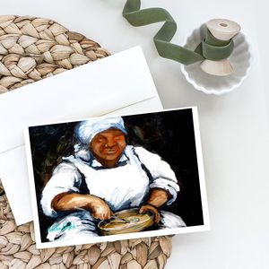 Cartes de voeux pain de maïs eau chaude Pack de 8 capricieux A7 taille 5x7 cartes de note vierges avec enveloppes - Product Image 2