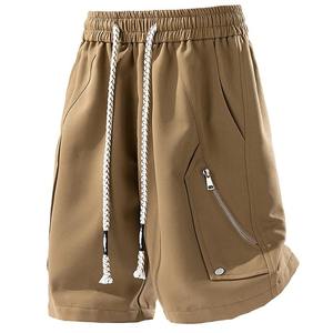 <b>Men's</b> Casual Streetwear <b>Cargo</b> <b>Shorts</b> Multi-Pocket Loose Hip Hop Drawstring Elastic Waist Summer <b>Short</b> Pants for <b>Men</b> 2024 - Product Image 6