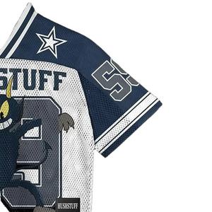 HUSHSTUFF T-shirt Homme à Manches Courtes Col Rond Imprimé Personnage Coupe Classique Style Urbain Sportswear 100% Coton Tricoté Écologique - Product Image 3