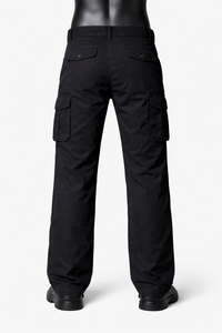 Pantalon cargo léger pour homme, pantalon cargo multi-poches, pantalon cargo tendance pour homme, coupe slim - Product Image 3
