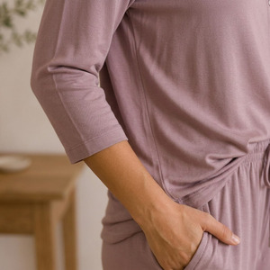Ensemble de pyjamas pour femmes, vêtements de détente respirants en Tencel, vêtements de nuit pour femmes, ensembles de pyjamas, vêtements décontractés pour la maison - Product Image 4