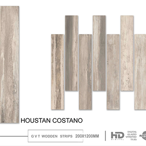 กระเบื้องพอร์ซเลนเคลือบดิจิตอลคุณภาพส่งออก ขนาด 20x120 ซม. สำหรับปูพื้นตกแต่งภายในและพื้นที่อยู่อาศัยสมัยใหม่ - Product Image 1