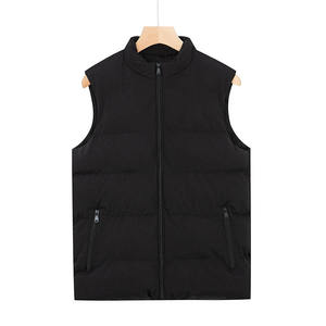 Gilet matelassé isolant haut de gamme pour homme, 100 % polyester, rembourrage en coton, imperméable, coupe-vent, respirant, écologique, OEM, personnalisable - Product Image 6