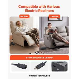 <b>5000mAh</b> 2-Pin <b>Battery</b> Pack Model D0100X3GHW2 for Reclining Furniture-Essential for Comfort and Relaxation in Your Recliner - Product Image 6